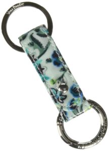 vera bradley women's cotton keychain, cloud vine, one size