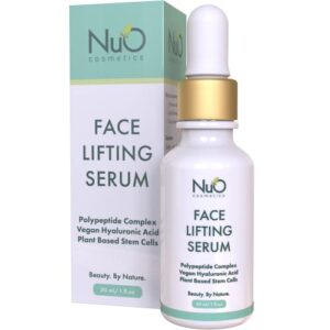 nuorganic face lifting serum with plant stem cells & matrixyl 3000 - advanced anti-aging to minimize fine lines & wrinkles - vegan & cruelty free (1fl oz)