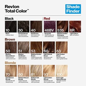 Revlon Total Color Permanent Hair Color, Clean and Vegan, 100% Gray Coverage Hair Dye, 100 Extra Light Natural Blonde, 3.5 oz