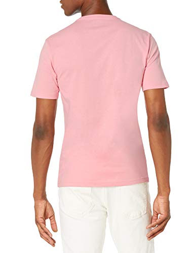 Amazon Essentials Men's Slim-Fit Short-Sleeve V-Neck T-Shirt, Pack of 2, Light Pink/White, X-Large