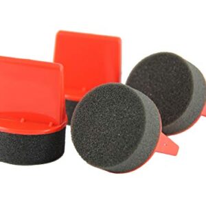 Leather Hero Pack of 4 Foam Dauber - Shoe Polish Applicator Brush - Shoe Polish Sponge for Shoe Shining & Polishing