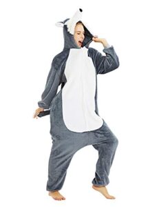 très chic mailanda adult unisex animal pajamas for women men onesie sleepwear halloween cosplay costume medium