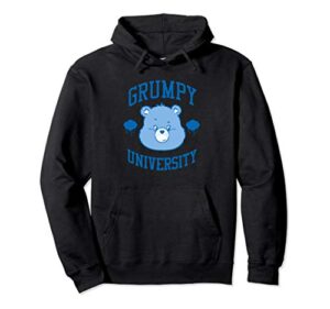 care bears grumpy university pullover hoodie
