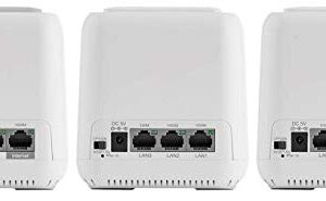 Monoprice Whole Home Mesh Wi-Fi System, Wi-Fi Router and 2 Satellite Extenders, Quick Setup by Touch Link Technology Covers Entire Home up to 4500 sq. ft.