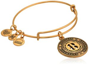 alex and ani replenishment 19 women's numerology number eight, charm bangle, rafaelian gold