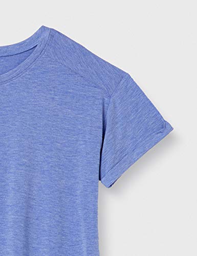 Amazon Essentials Women's Studio Relaxed-Fit Lightweight Crewneck T-Shirt (Available in Plus Size), Bright Blue Heather, XX-Large