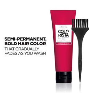 L’Oréal Paris Colorista Semi-Permanent Hair Color for Platinum, Light and Medium Blondes, Bleached hair or Highlighted Hair, Bright Red