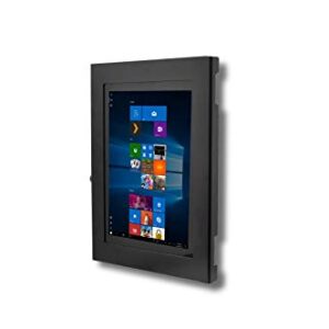 TABcare Locking Security Metal Case for Amazon Fire HD 10 2019 Used as Kiosk, POS, Store, Show Display (Black, VESA & Wall Mount)