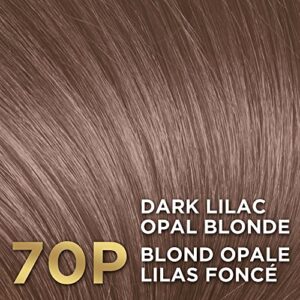 L'Oreal Paris Fade-defying + Shine Permanent Hair Color, Rich Luminous Conditioning Colorant, up to 8 Weeks Of Fade-Defying Hair Color, 70P - Dark Lilac Opal Blonde