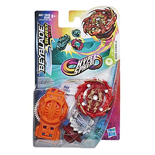 BEYBLADE Burst Rise Hypersphere Bushin Ashindra A5 Starter Pack - Defense Type Battling Top Toy and Right/Left-Spin Launcher Ages 8 and Up