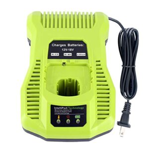 swidan p117 18volt battery charger for ryobi one+ plus p100 p108 p104 lithium&ni-cad ni-mh 12v max and 18v max battery