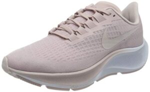 nike women's air zoom pegasus 37 shoes, champagne barely rose white, 7