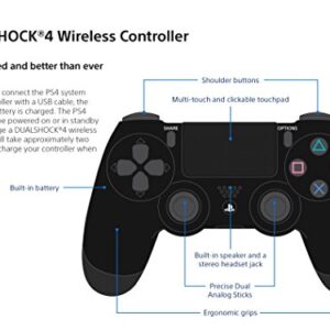 DualShock 4 Wireless Controller for PlayStation 4 - Wave Blue [Old Model] (Renewed)