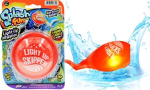 ja-ru light up water skipper disc (1 disc toy) water hopper bouncing ball for kids & adult. fun summer beach, lake, & swimming pool toys & accessories. outdoor games. easter basket stuffers. 862-1p