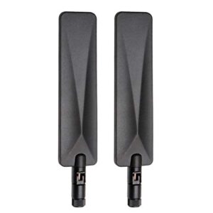 Bingfu 4G LTE Antenna 9dBi SMA Male Cellular Antenna (2-Pack) Compatible with 4G LTE Wireless CPE Router Hotspot Cellular Gateway Industrial IoT Router Trail Camera Game Camera Outdoor Security Camera