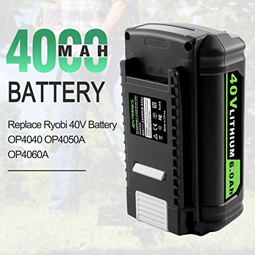 ADVTRONICS 40V OP4050A Replacement Battery Compatible with Ryobi 40 Volt Battery OP4050A OP4015 OP4026 OP40201 OP40261 OP4030 OP40301 OP4040 OP40401 OP4050 OP40501 OP40601