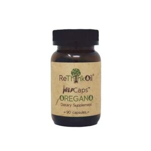 rethinkoil wild mediterranean oil of oregano capsules-wildcaps-non-gmo formula-vegan, soy-free, nut-free, kosher friendly