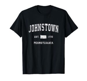 johnstown pennsylvania pa vintage athletic sports design t-shirt