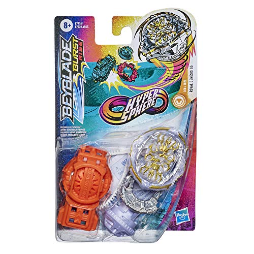 Beyblade Burst Rise Hypersphere Royal Genesis G5 Starter Pack -- Stamina Type Battling Top Toy and Right/Left-Spin Launcher, Ages 8 and Up