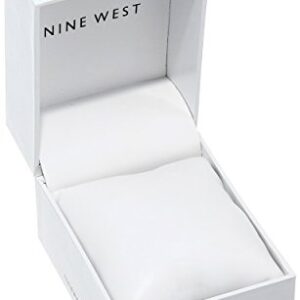Nine West Women's Gunmetal and Silver-Tone Mesh Bracelet Watch, NW/2429FLGY