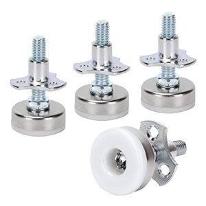 hankun adjustable furniture leveling feet furniture leveler tee nut kit 3/8-16 inch thread size, heavy duty furniture legs for cabinets or tables to adjust height of legs(set of 4)