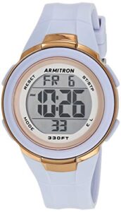armitron sport unisex digital resin strap watch, 45/7126