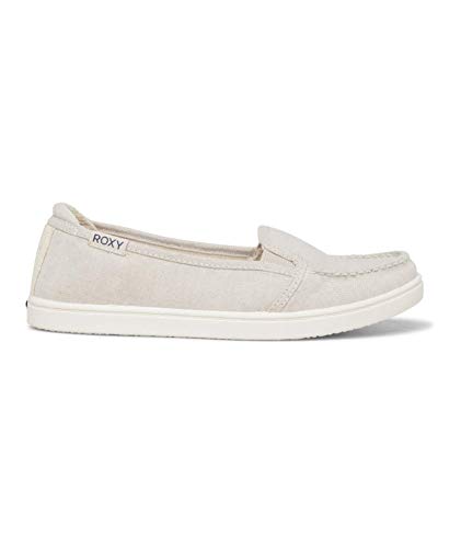 Roxy womens Minnow Slip on Shoe Sneaker, Oatmeal, 11 US