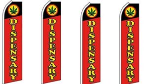 dispensary swooper flag pack of 4 (mount and poles are not included)