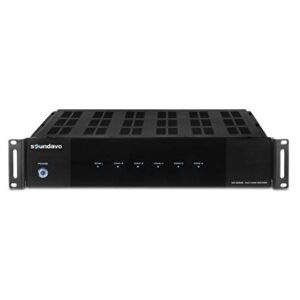 soundavo mz-1250s digital multi-zone integrated amplifier - 12 channel / 6 zone system with s/pdif input