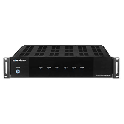 Soundavo MZ-1250S Digital Multi-Zone Integrated Amplifier - 12 Channel / 6 Zone System with S/PDIF Input