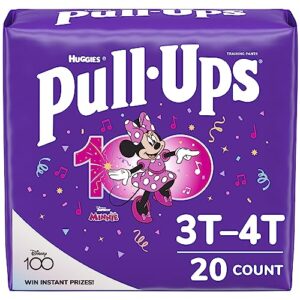 pull-ups girls' potty training pants, size 5, 3t-4t, 20 ct