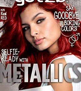 Got2b Metallic Permanent Hair Color, M76 Real Red