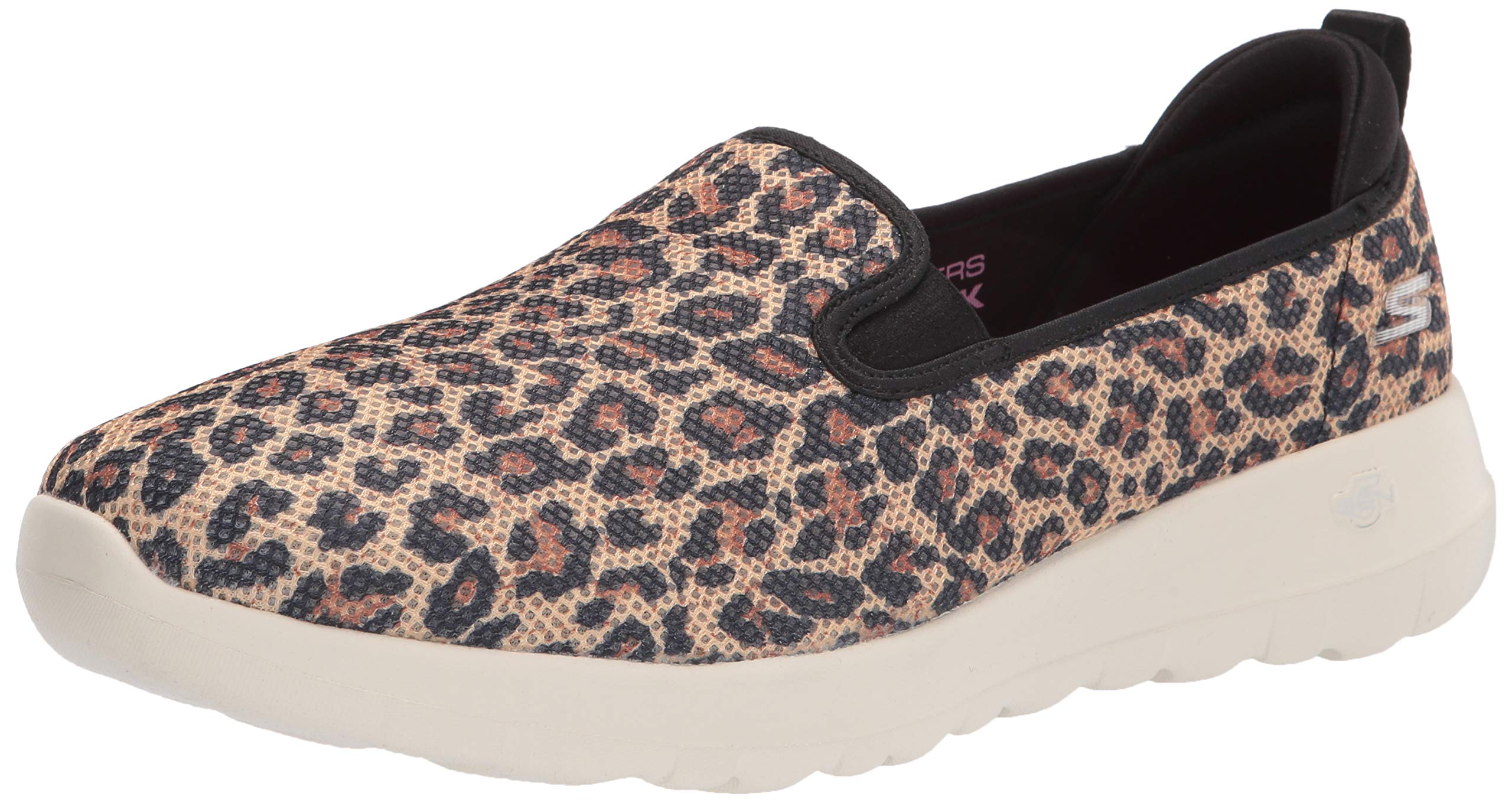 Skechers Women's Go Walk Joy - Fiery Sneaker, Leopard, 6 US