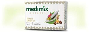 medimix herbal handmade ayurvedic soap turmeric and argan oil pack of 10 (10 x 125 g)