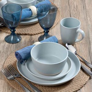 Pfaltzgraff Hudson 16-Piece Dinnerware Set, Blue