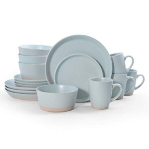 Pfaltzgraff Hudson 16-Piece Dinnerware Set, Blue