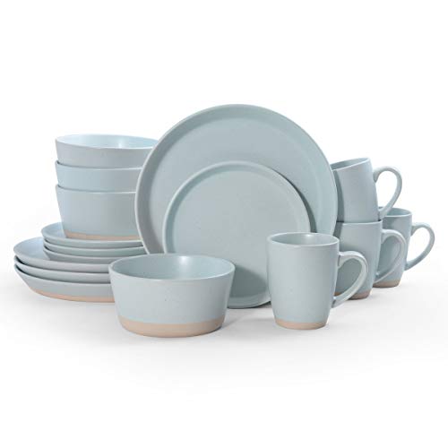 Pfaltzgraff Hudson 16-Piece Dinnerware Set, Blue