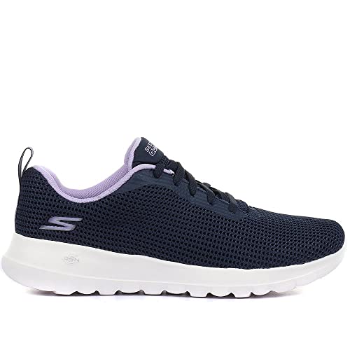 Skechers Women's Go Walk Joy-15641 Sneaker Navy/Lavender 8