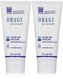 obagi medical nu-derm healthy skin protection broad spectrum spf 35 sunscreen, 3 oz pack of 2