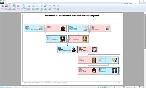 Family Tree Explorer 9 PREMIUM - Genealogy software - compatible with Windows 10, 8.1, 7 - compatible with the international GEDCOM format