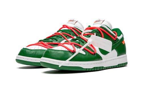 Nike Mens Dunk Low CT0856 100 Off-White - Pine Green - Size 10