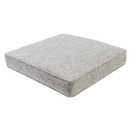 QILLOWAY Outdoor Chair Cushion Set,All WeatherOutdoor Cushions for Patio Furniture.Grey/Black