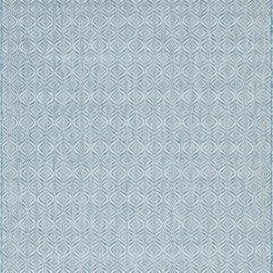 Unique Loom Outdoor Trellis Collection Area Rug - Deco Trellis (7' 1" x 10' Rectangle, Aqua/ Ivory)