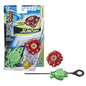 Beyblade Burst Rise Slingshock Guard Draciel S Starter Pack -- Right-Spin Battling Top Toy and Right/Left-Spin Launcher, Ages 8 and Up