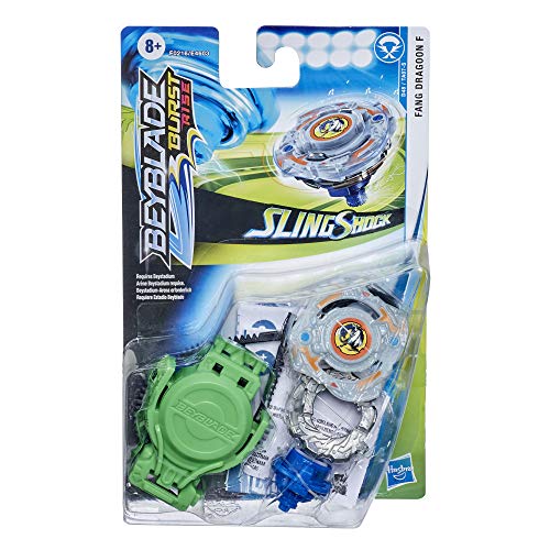 Beyblade Burst Rise Slingshock Fang Dragoon F Starter Pack -- Left-Spin Battling Top Toy and Right/Left-Spin Launcher, Ages 8 and Up