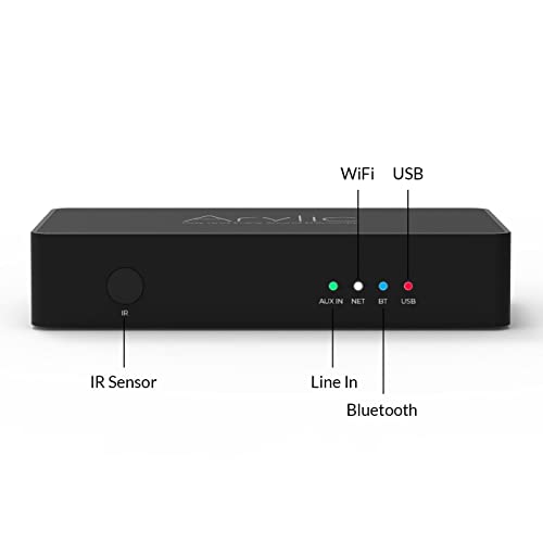 Arylic S10 WiFi & Bluetooth 5.0 preamplifier/Audio Receiver, Wireless multiroom/multizone Home Stereo Music Receiver Circuit Module with Airplay，Spotify Connect and Remote Control for DIY Speakers