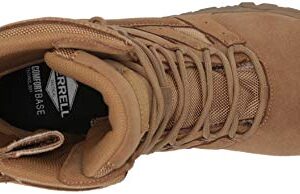 Merrell Men's Moab 2 8" Defense Zip Composite Toe Military and Tactical Boot, Coyote, 11.5 Wide