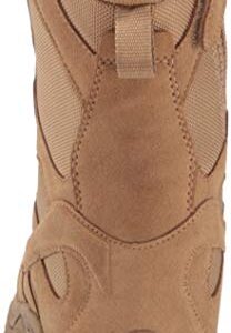 Merrell Men's Moab 2 8" Defense Zip Composite Toe Military and Tactical Boot, Coyote, 11.5 Wide