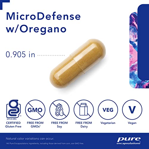 Pure Encapsulations MicroDefense with Oregano | Support for Healthy Gastrointestinal Tract Function and Balance | 90 Capsules