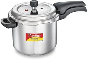 prestige svachh pressure cooker, 5.5 liter, silver